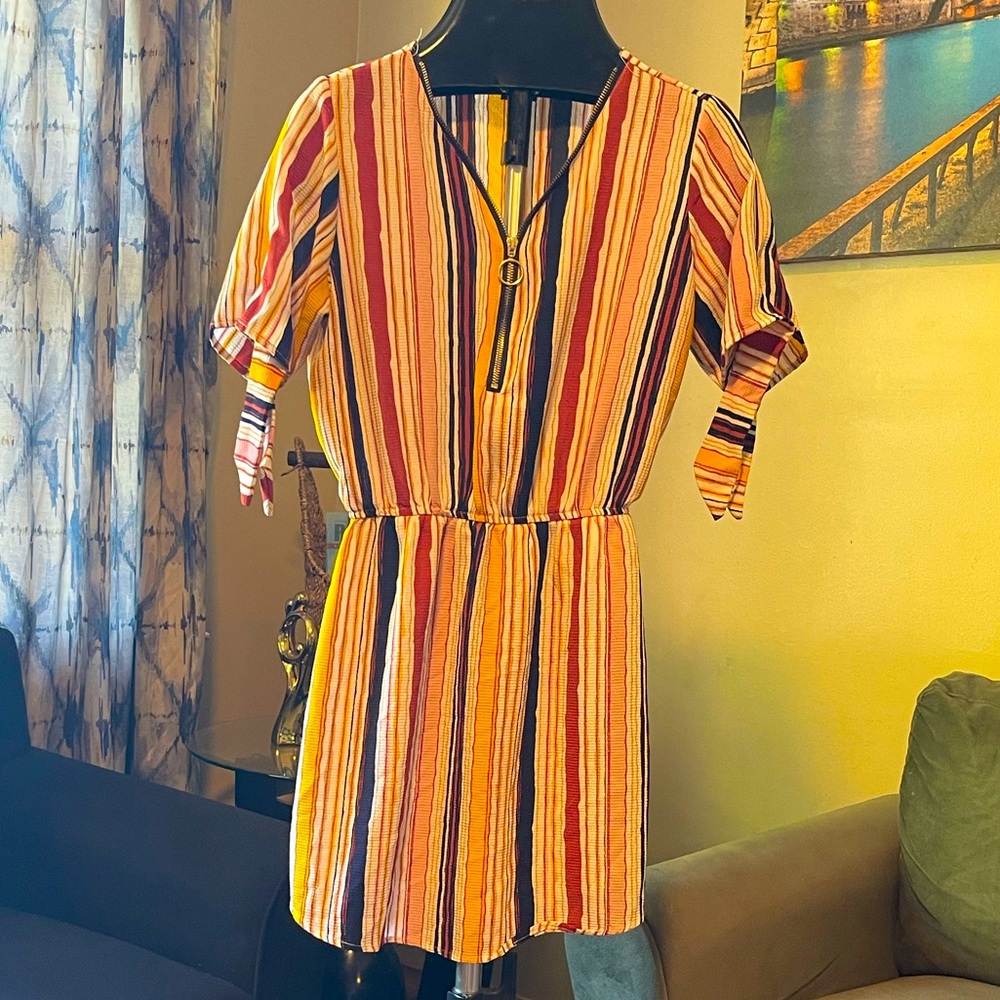 Multicolor Midi Dress